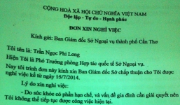 Buộc thôi việc cán bộ Sở Ngoại vụ đi công tác rồi trốn ở lại Mỹ